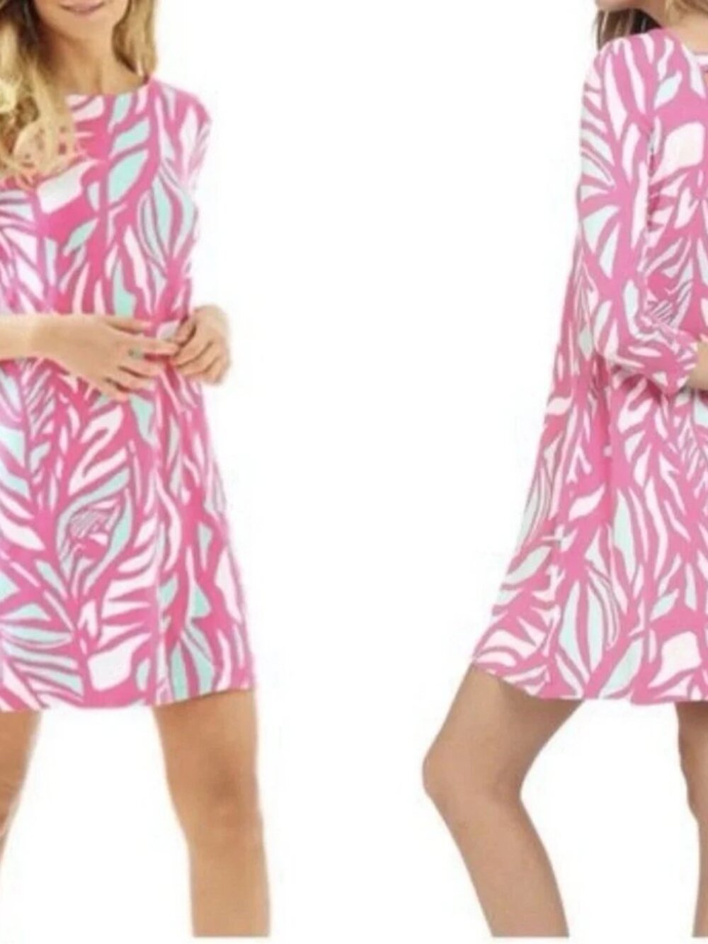 NWT Lilly Pulitzer Ophelia Dress Capri Pink Papaya Playa Small Old Money